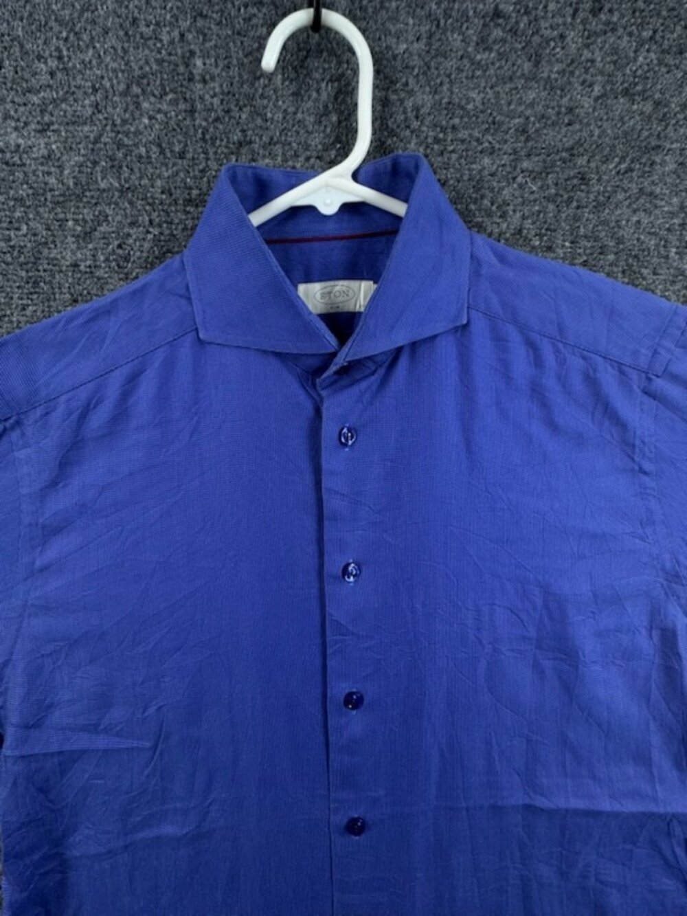 Eton Cambridge All Cotton Slim Vibrant Blue Medium Button Up Business Premium